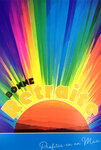 Carte FLUO DÉPART en RETRAITE Soleil Profites-en un Max Avec Enveloppe 12x17,5cm