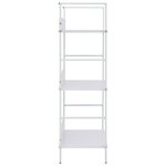 vidaXL Bibliothèque à 3 niveaux blanc 60x27 6x90 5cm bois d'ingénierie