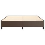 vidaXL Cadre de lit sans matelas marron 160x200 cm similicuir