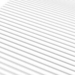 vidaXL Matelas en mousse blanc 80x220 cm dureté H2 H3