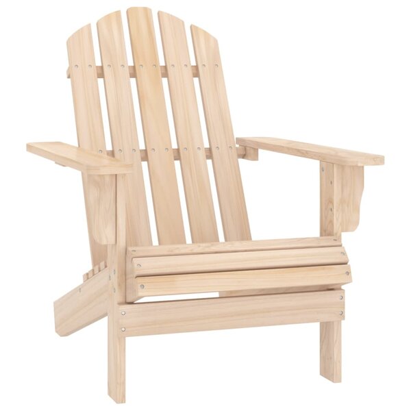 vidaXL Chaise de jardin Adirondack Bois de sapin massif