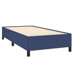 vidaXL Cadre de lit Bleu 100 x 200 cm Tissu