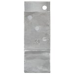 vidaXL Piquets de clôture 6 Pièces Argenté 12x6x15 cm Acier galvanisé