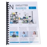 Boite 100 Reliures Spirales Plastique 20mm - Noir - Exacompta