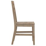 vidaXL Ensemble à dîner 7 Pièces Bois d'acacia solide