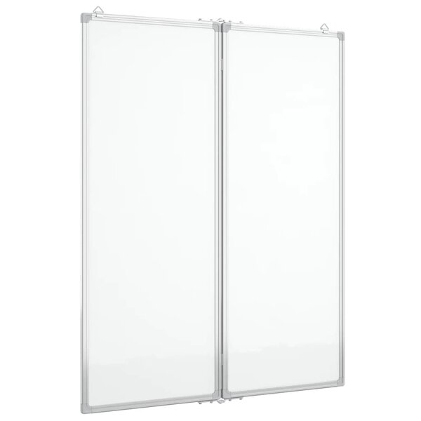 Tableau magnétique panneau écriture école maison bureau pliable 80 x 100 x 1 7 cm aluminium 02_0045531