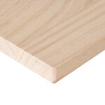 vidaXL Dessus de table 2 Pièces 60x30x2 5cm rectangulaire bois pin massif