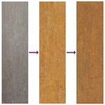 vidaXL Jardinière 30x26x75 cm acier corten