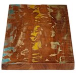 vidaXL Dessus de table 100x20x3 8cm rectangulaire bois massif récupéré