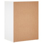 vidaXL Buffets 2 Pièces blanc 60x39x80 cm bois d’ingénierie