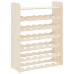 vidaXL Casier à vin et panneau supérieur 67 5x25x87 cm bois pin massif