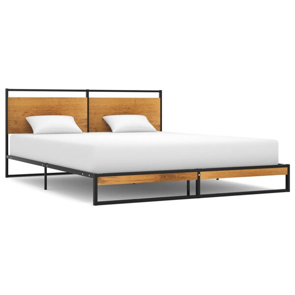 vidaXL Cadre de lit sans matelas métal 160x200 cm