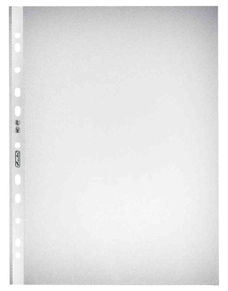 Pack de 100 Pochettes perforée format A4 Grainée 0,055 HERLITZ