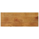 vidaXL Dessus de table 70x30x2 5 cm rectangulaire bois massif manguier