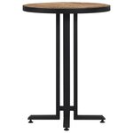 vidaXL Table de bistro ronde Ø55x76 cm teck de récupération massif