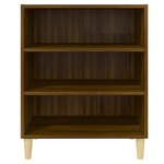 vidaXL Buffet Chêne marron 57x35x70 cm Aggloméré