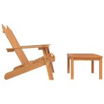 Ensemble de salon de jardin meuble d'extérieur ensemble de mobilier 2 pièces bois acacia solide 02_0014209