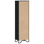 vidaXL Bibliothèque noir 50x31x169 cm bois d'ingénierie