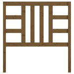 vidaXL Tête de lit Marron miel 96x4x100 cm Bois massif de pin