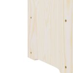 vidaXL Casier à vin avec panneau supérieur bois de pin massif