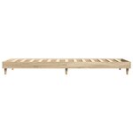 vidaXL Cadre de lit sans matelas chêne sonoma 100x200 cm