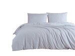 Parure de lit grise unie 240 x 220 cm