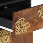 vidaXL Buffet 38x33x160 cm en bois massif de manguier