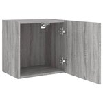 vidaXL Meuble TV mural sonoma gris 40 5x30x40 cm bois d'ingénierie