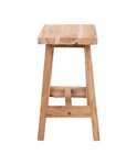 Banc + Tabouret en teck BARCELONA 50/ 90 cm