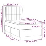 vidaXL Sommier à lattes de lit et matelas Rose 80x200 cm Velours