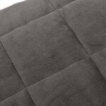 vidaXL Couverture lestée Gris 155x220 cm 11 kg Tissu