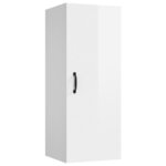 vidaXL Armoire murale suspendue Blanc brillant 34 5x34x90 cm