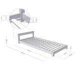 Lit enfant DREAMY 90 x 180 verni