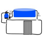 vidaXL Panneau de chauffage solaire de piscine 75x75 cm
