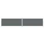 vidaXL Auvent latéral rétractable Anthracite 200x1000 cm