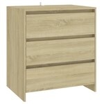vidaXL Buffets 2 Pièces Chêne sonoma Bois d'ingénierie