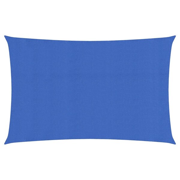 vidaXL Voile d'ombrage 160 g/m² rectangulaire bleu 3x6 m PEHD