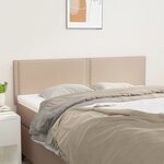 vidaXL Têtes de lit 2 Pièces Cappuccino 72x5x78/88 cm Similicuir