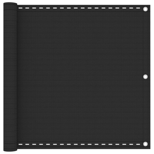 vidaXL Écran de balcon Anthracite 90x300 cm PEHD
