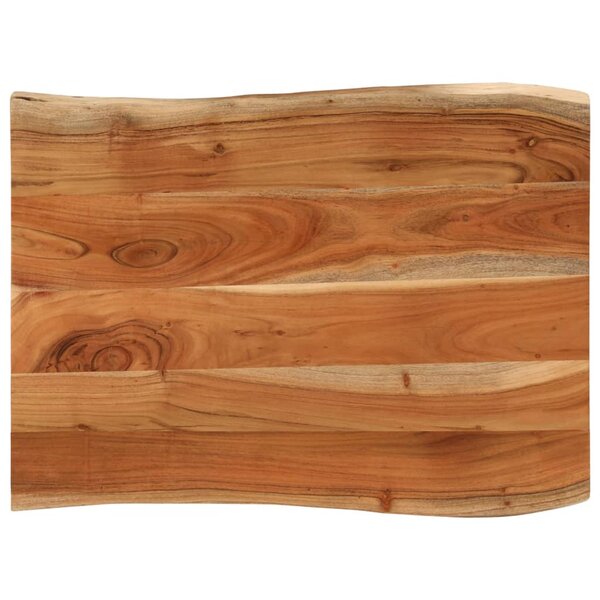 vidaXL Dessus de table 90x60x3 8 cm rectangulaire bois massif d'acacia