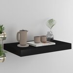 vidaXL Étagère murale flottante noir 40x23x3 8 cm MDF