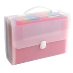 Trieur Valisette Avec Poignée 24 Compartiments Crystal - A4 - Cristal - X 4 - Exacompta