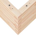 vidaXL Jardinière 110x40x45 5 cm bois de pin massif