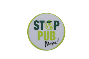 Sticker stop publicité h.5 x l.5 x p.0 cm