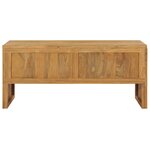 vidaXL Meuble TV 100x35x45 cm Bois de teck massif