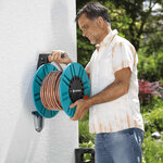 Gardena enrouleur mural de tuyau classic 60 plastique 2650-20