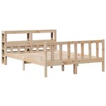 vidaXL Cadre de lit sans matelas 120x190 cm bois de pin massif