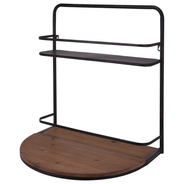 Ambiance Bar à vin avec étagère pliable 56x42x61 5 cm