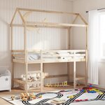 vidaXL Toit de lit pour enfants 217x85 5x154 cm bois de pin massif