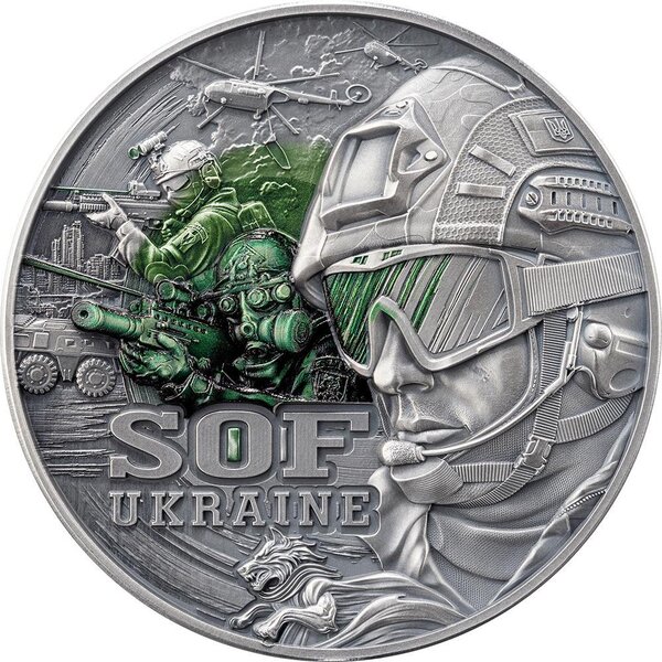 Pièce de monnaie en Argent 2000 Francs g 62.2 (2 oz) Millésime 2025 Guardians of Freedom SPECIAL OPERATIONS FORCES